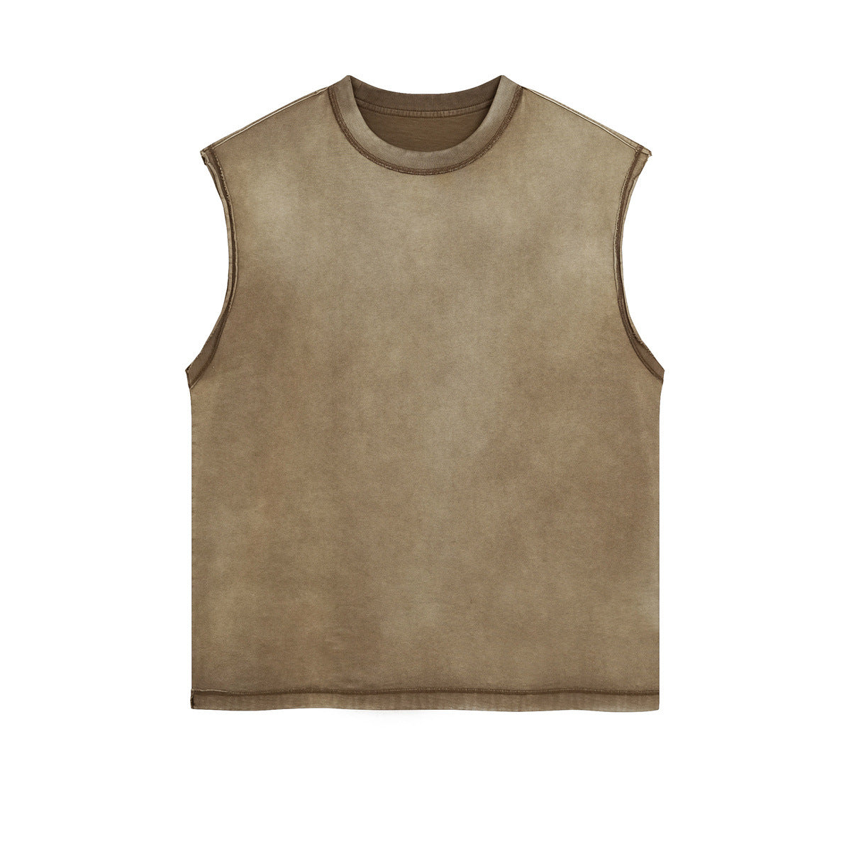 2025 Summer Men's Airbrush Washed Retro