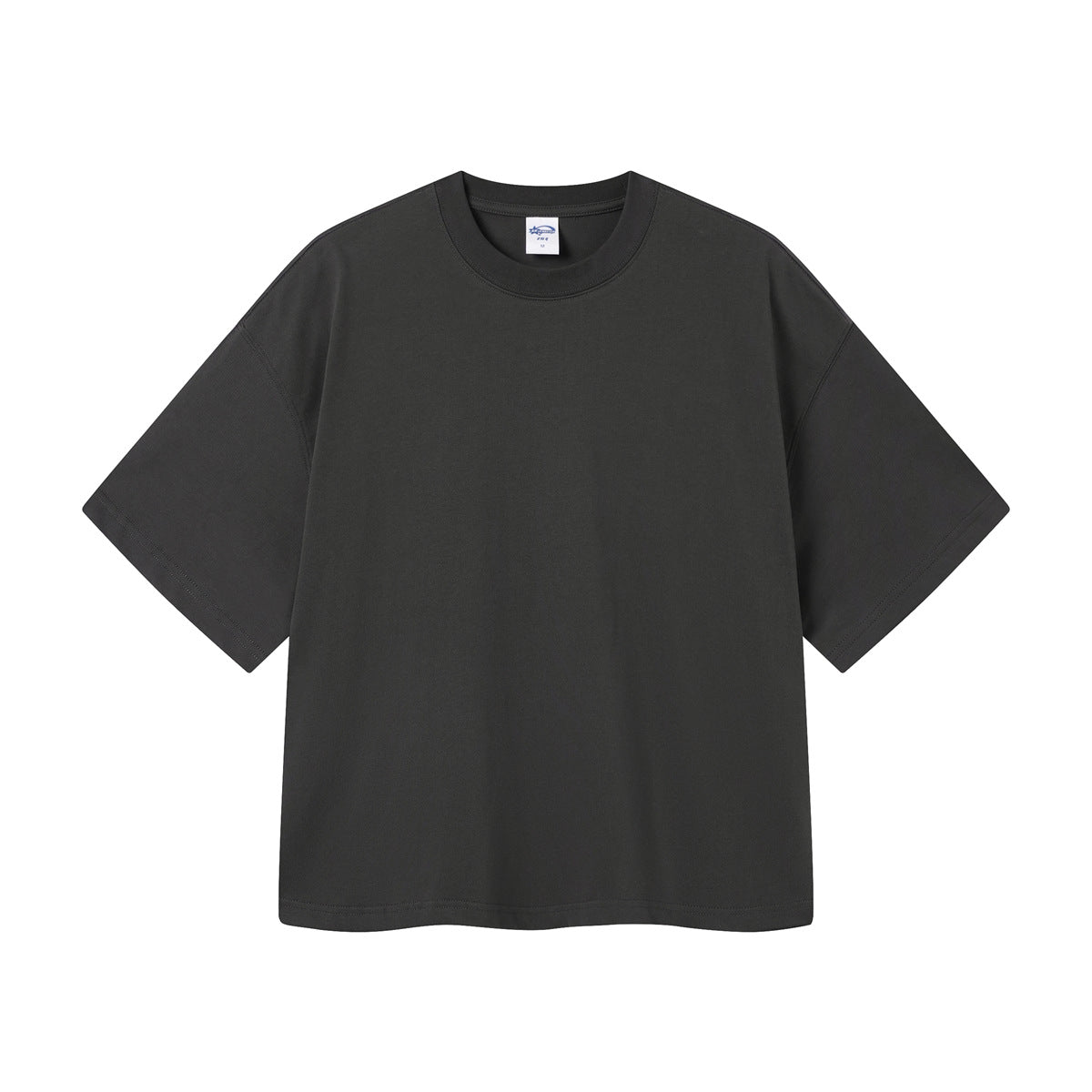 Tide “Boxy” version of the simple cotton basic paragraph T-shirt loose men and women short-sleeved